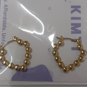 Gold Plated Demi Fine Hoop Earrings