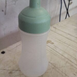 White Color Green Lid Squeeze Bottle 350Ml