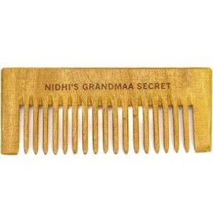 Grandma Secret Wooden Hair Comb