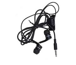 Black Color Wired Earphones