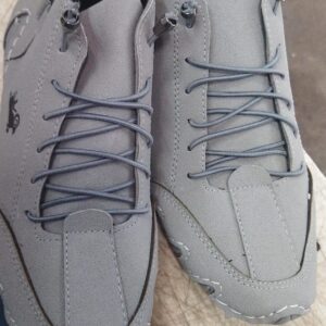 Grey Color Mens Stylish Shoes Size 9