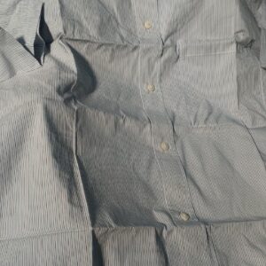 H And M White Line Shirt For Men Size M