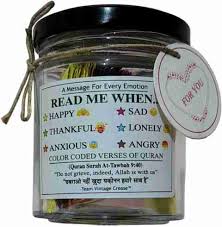 Sticky Notes Paper Vintage Crease Islamic Dua Jar Of Emotions Quranic Verses For Emotional Guidance Prayer Kit