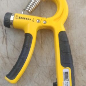 Hand Grip Exerciser Adjustable Hand Strengthener Hand Gripper Colour Yellow Black
