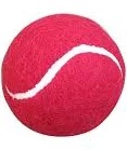 Maroon Colour Cricket Tennis Ball