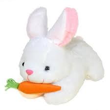 White Color Agnolia Stuffed Rabbit Soft Toys