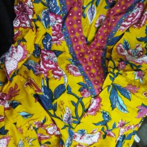 Yellow Color Printed Kurti For Women Size S