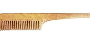 Hari Patra Kacchi Neem Wooden Comb Which Is A Type Of Tail Comb Made From Neem Wood