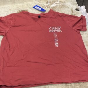 Men T Shirt Colour Rust Size L