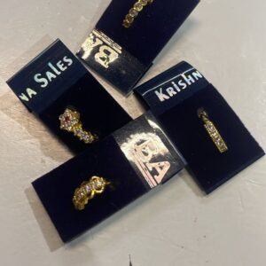 Women Earring Set Golden Colour