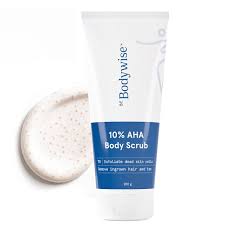 Bodywise Lactic Aha Exfoliating Body Scrub For Tan Removal 200G