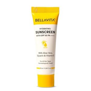 Bellavita Water Based Hydrating Sunscreen Lightweight Men Women 10Ml