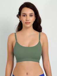 Green Color Sports Bra For Girls Size 32