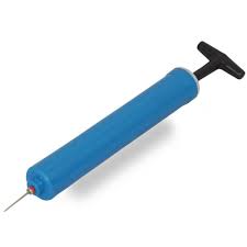 Round Blue Football Air Pump Size Medium