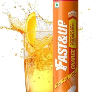 Fast Up Charge Natural Vitamin C 20 Effervescent Tablets