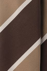 Brown Line Tie For Men