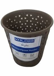 Kolor Style Multipurpose Pen Holder Plastic Grey