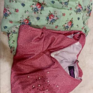 Women Dress Green Peach Colour Size Xl