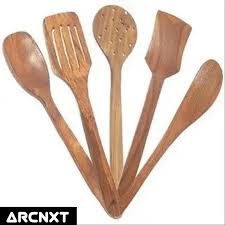 Kitchen Cooking Wooden Tool 5 Pcs