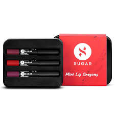 Sugar Cosmetics Matte As Hell Lip Crayon 2 Point 8G Set Pack Of 3 Nude
