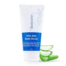 Bodywise Lactic Aha Exfoliating Body Scrub For Tan Removal 200G
