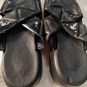 Black Colour Slippers For Women Size 7