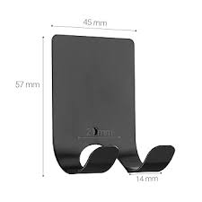 Square Razor Hook Black Colour