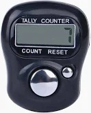 Finger Tally Counter Black Colour