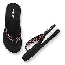 Skytrap Women Brown Nubuck Slippers Flipflop Size 4