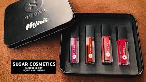 Sugar Cosmetics Smudge Me Not Mini Liquid Lipstick Sets For Women 12Hours Pack Of 4 Sassy Lips