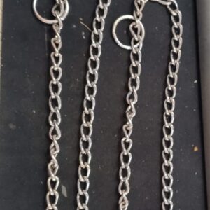 L Dog Chock Chain Neck Chain For Small And Medium Dog 24 Inch 152 Cm Dog Chain Leash Silver