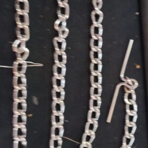 L Dog Chock Chain Neck Chain For Heavy And Medium Dog 24 Inch 152 Cm Dog Chain Leash Silver