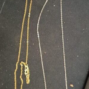Necklace And Chain Women And Girls Pack Of 2 Silver And Gold