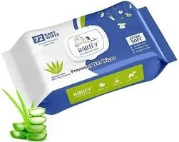 Babify LittleS Soft Cleansing Baby Wipes With Aloe Vera Coconut Oil 72 Wipes