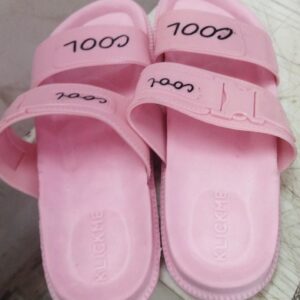 Pink Color Women Daily Wear Slippers Size 8