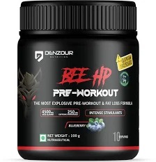 Denzour Bee Hp Pre Workout Blueberry Flavor 100G