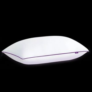 Frido White And Purple Colour Ultimate Cozy Pillow