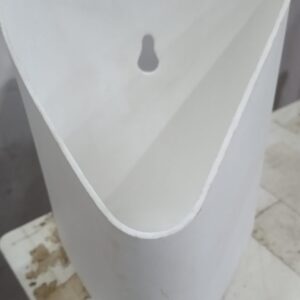 Prism Wall Hanging Planter Indoor Outdoor Pots Home Office D cor Color White