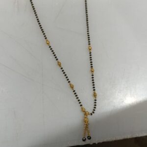 Women Mangalsutra Black Gold Colour