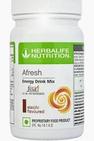 Herbalife Nutrition Afresh Energy Drink Mix Elaichi Flavour 50Gm