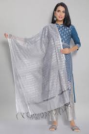 Women Dupatta Gray Color