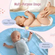 Waterproof Baby Sheet Sky Color