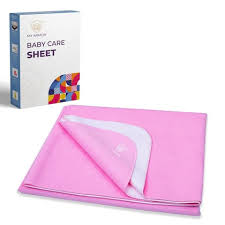 Waterproof Baby Sheet Pink Color