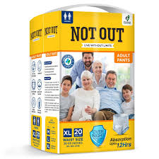 Not Out Adult Pant Diapers Xl 20N