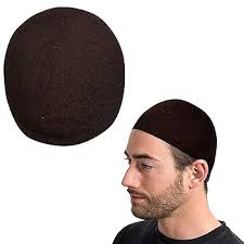 Zoas Muslim Islamic Namaz Topi Prayer Cap For MenS In Shiny Blue Color Fine Fabric
