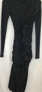 Black Colour Full Sleeve Dress For Girls Size S