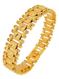 Gold Colour Bracelet For Men