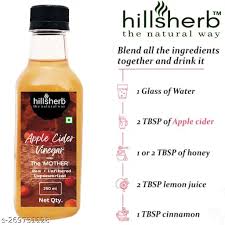 Hillsherb Mother Apple Cider Vinegar For Weight Loss 250 Ml