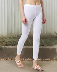 White Colour Leggings For Women Size 28