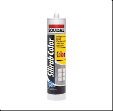 Soudal Silirub Colour Silicone Sealant 384Gm